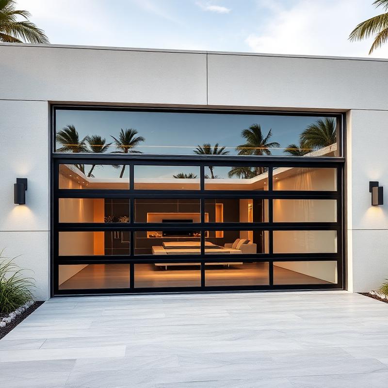 Contemporary Glass Panel